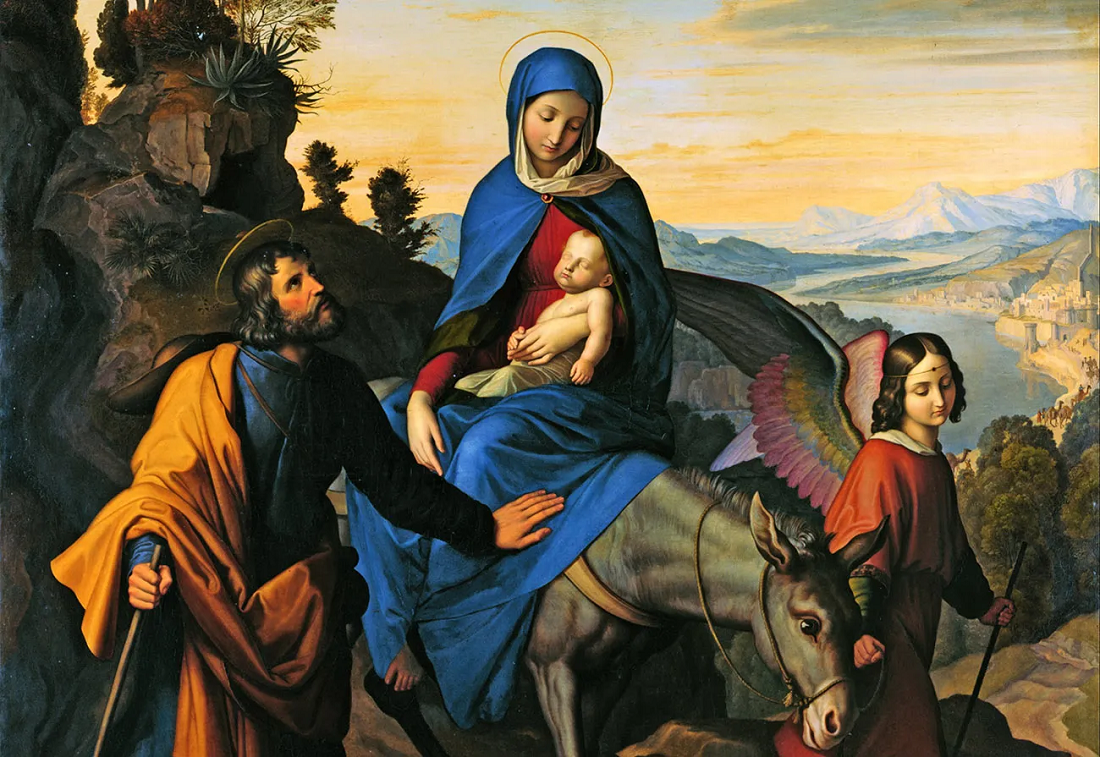 كم فترة حمل مريم العذراء