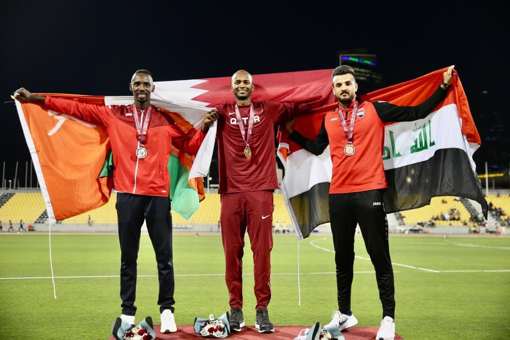 قطر تكتسح بطولة غرب آسيا لألعاب القوى 13 ميدالية ملونة