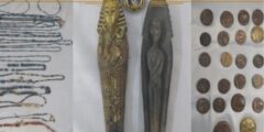 ضبط متحف كبير بمنزل يضم مومياوات و1118 قطعة اثرية في مصر